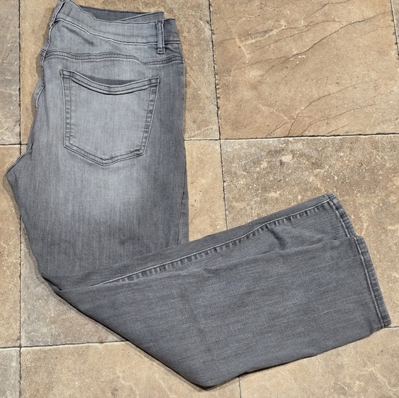 Warp + Weft Other - Warpt + Weft Gray HND Tokyo Skinny Jeans Size 34x30